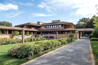 Martin House, Rear View and Driveway