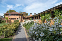 Martin House, Rear Breezeway and Carriage House