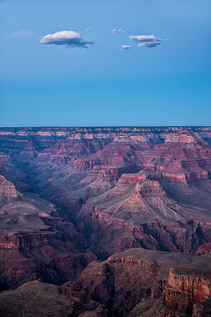After Sunset, Bright Angel Canyon